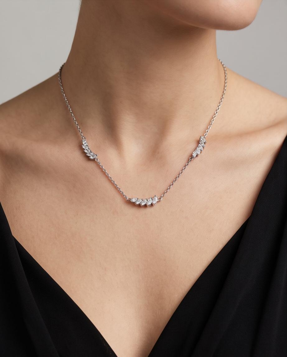 Collana regolabile acciaio