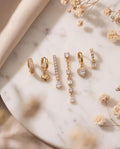 Orecchini set da 6 in acciaio cuori