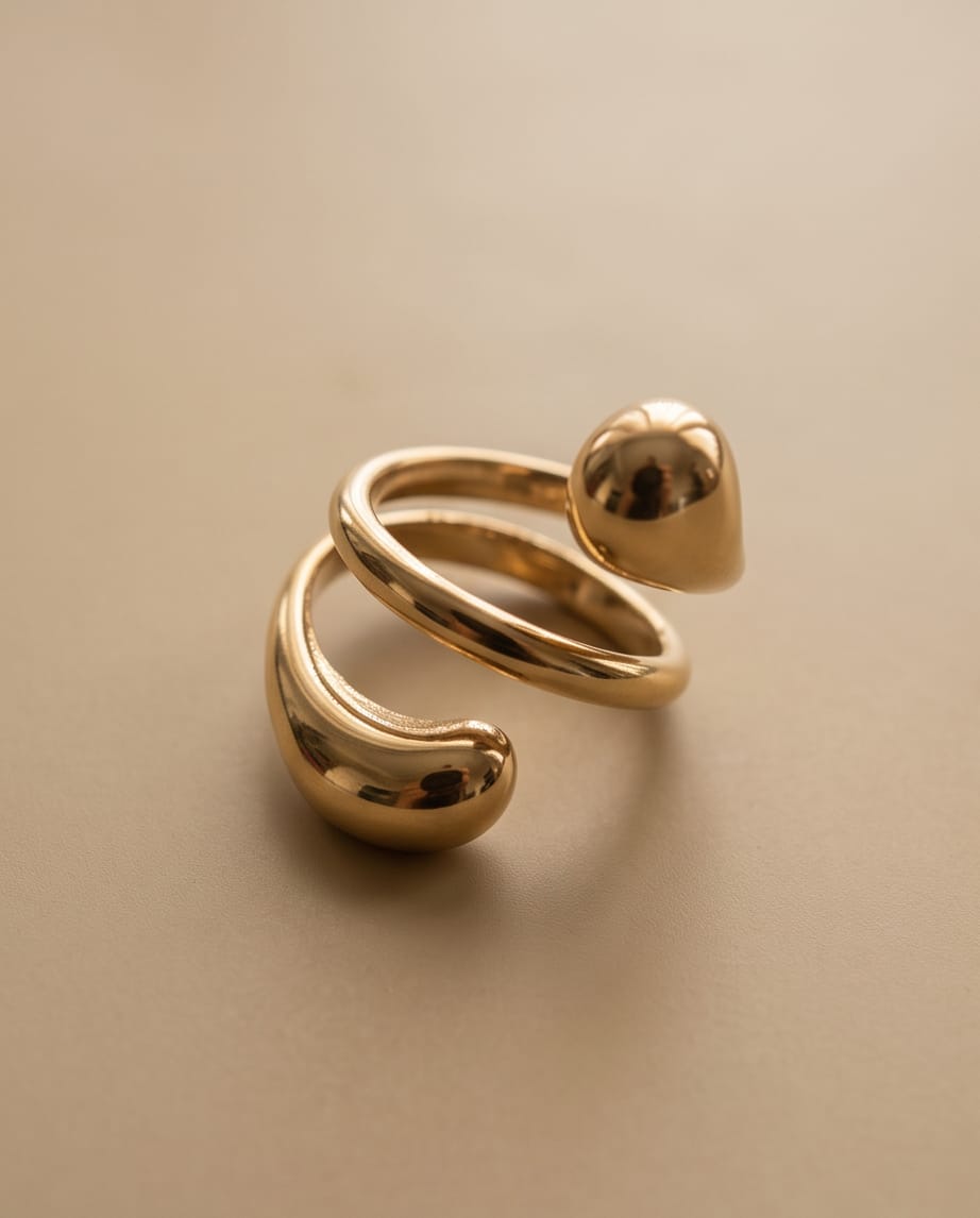 Anello acciaio triplo