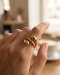 Anello acciaio triplo