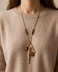 Collana lunga acciaio 85cm