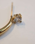 Orecchini cerchi acciaio cm3 zircone