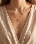 Collana regolabile acciaio albero della vita