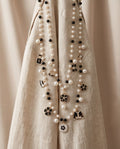 Collana perle metallo smalti