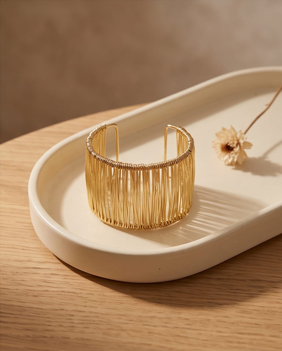 Bracciale rigido acciaio millefili