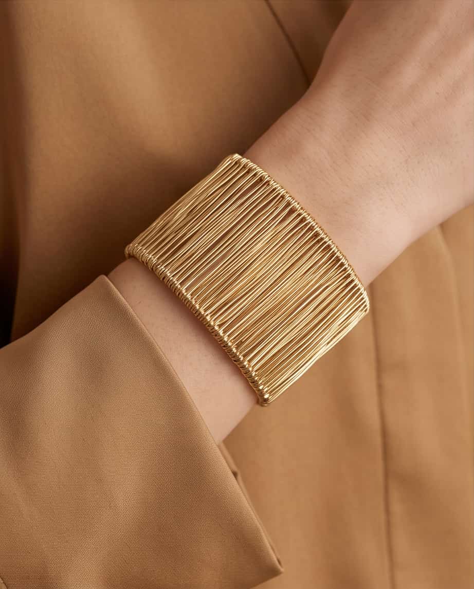 Bracciale rigido acciaio millefili