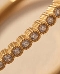 Bracciale rigido acciaio strass scatto