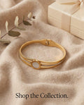 Bracciale rigido acciaio disco madreperla