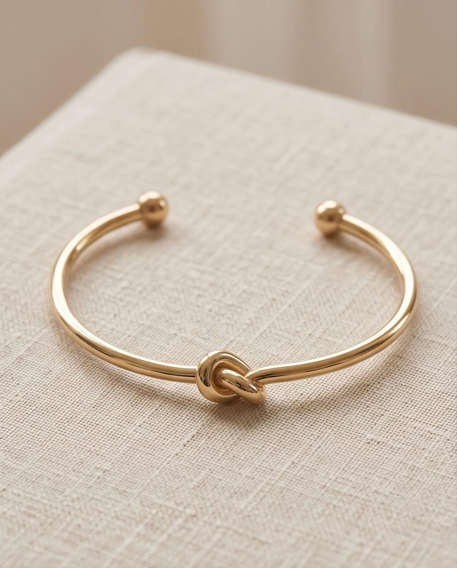 Bracciale rigido acciaio nodo