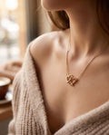 Collana regolabile acciaio doppio cuore strass