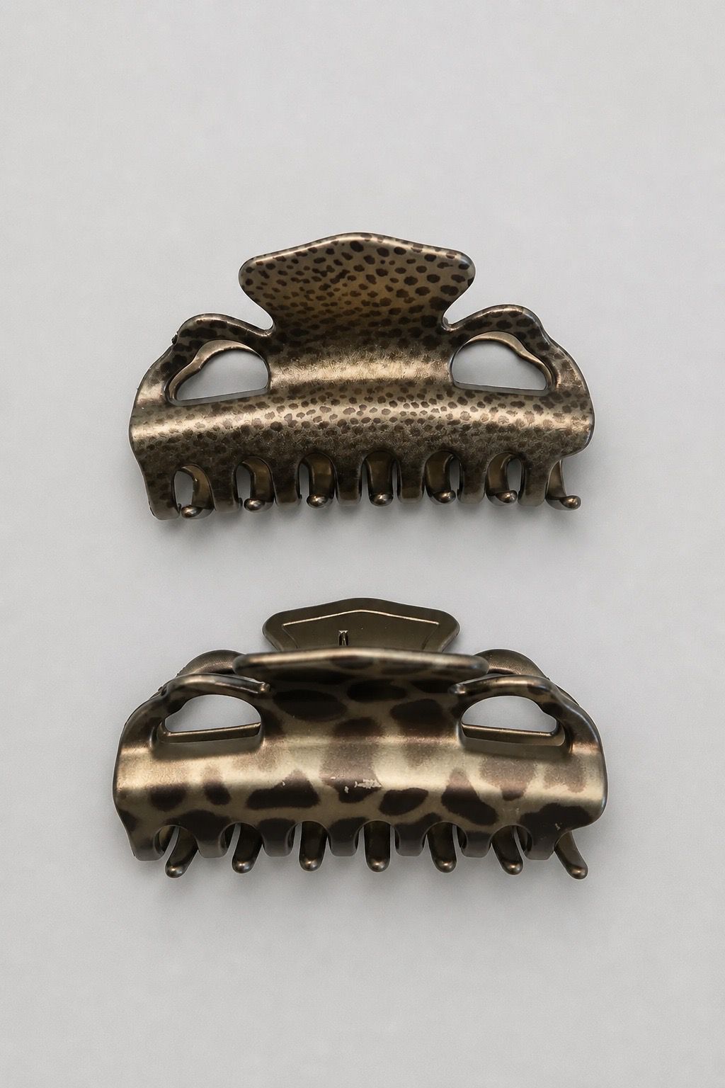 Pinza fermacapelli 12pz plastica 9cm