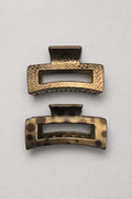 Pinza fermacapelli 12pz plastica 9cm