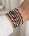 Bracciale regolabile acciaio palline