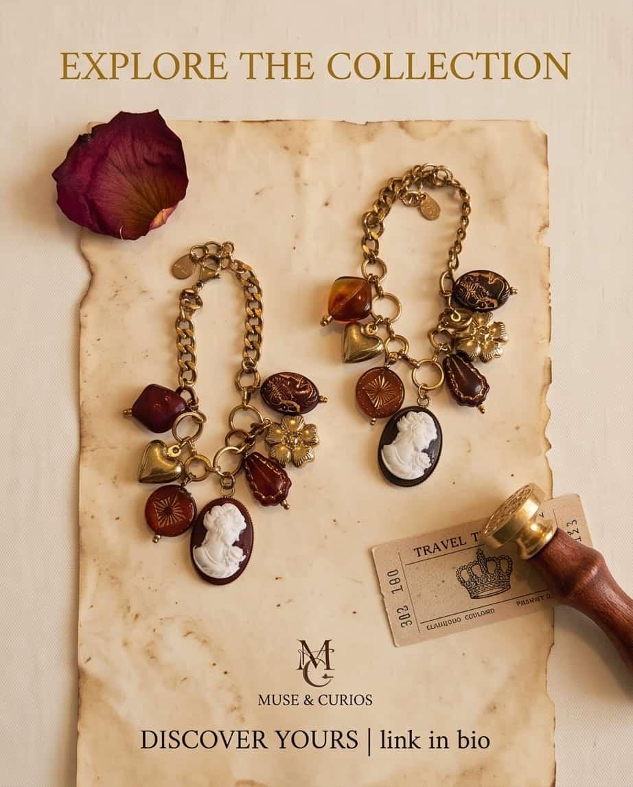 Bracciale regolabile cammeo resina