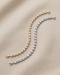 Bracciale regolabile acciaio tennis