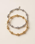 Bracciale elastico acciaio palline