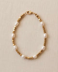 Bracciale regolabile acciaio perle di fiume