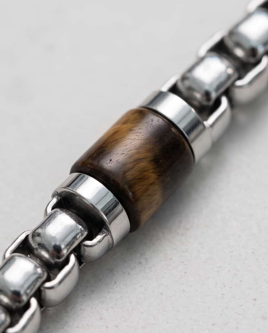 Uomo bracciale acciaio