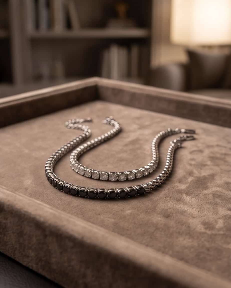 Uomo bracciale acciaio
