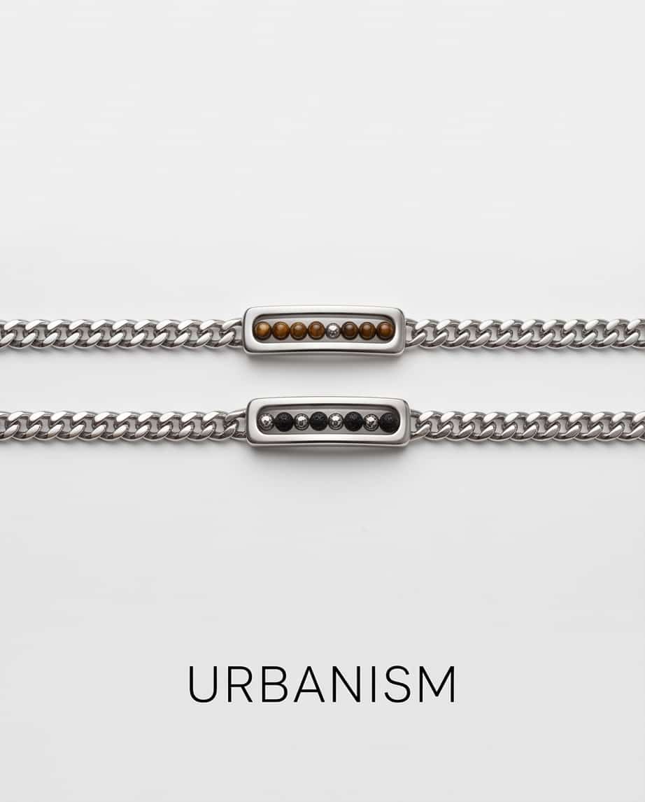 Uomo bracciale acciaio
