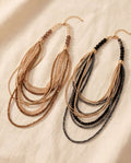 Collana regolabile metallo vetro molle 10 fili