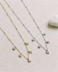 Collana regolabile acciaio stelline