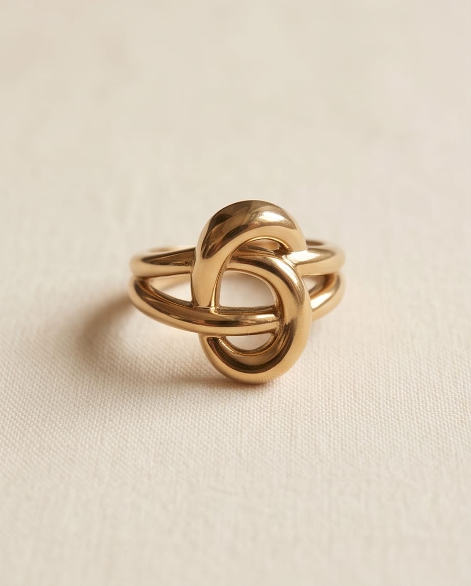 Anello acciaio nodo