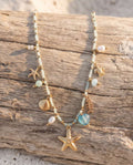 Collana regolabile acciaio stella marina