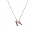 Collana regolabile acciaio mini charms sirena