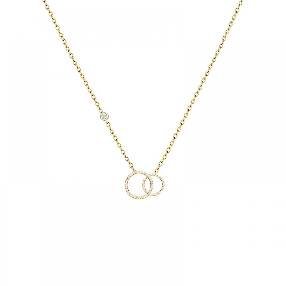 Collana regolabile acciaio doppio cerchio