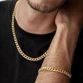 Uomo bracciale acciaio