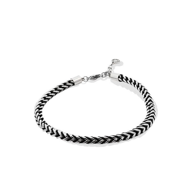 Uomo bracciale acciaio
