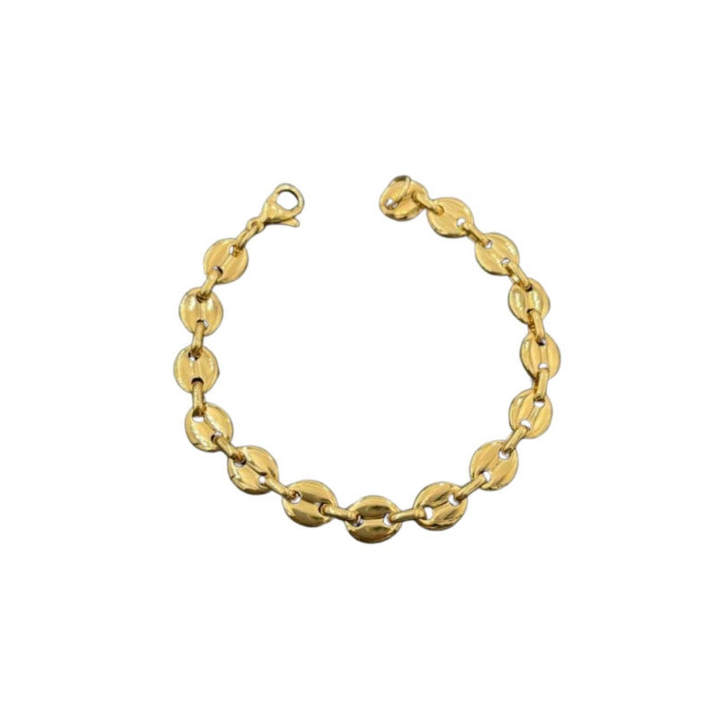 Uomo bracciale acciaio