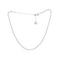 Collana acciaio choker strass