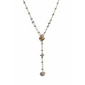 Collana regolabile acciaio cuore sacro pendente
