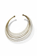Choker Collana acciaio millefili satinato