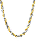 Collana regolabile acciaio torchon 3mm