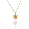 Collana regolabile acciaio sole
