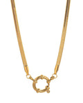 Collana acciaio piattina e gancio