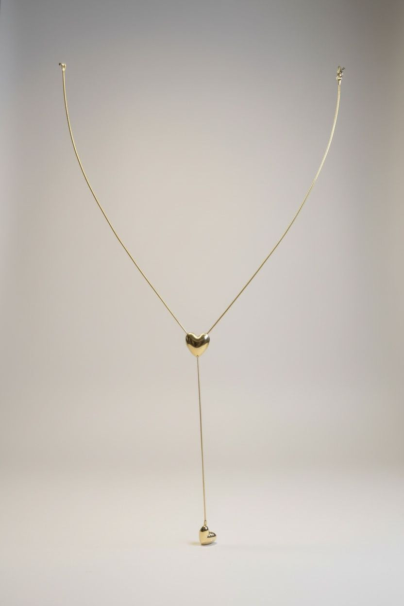 Collana lunga saliscendi 80cm acciaio