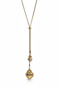 Collana regolabile acciaio saliscendi cuore sacro