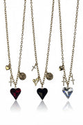 Collana acciaio cuore