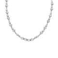Collana acciaio palline