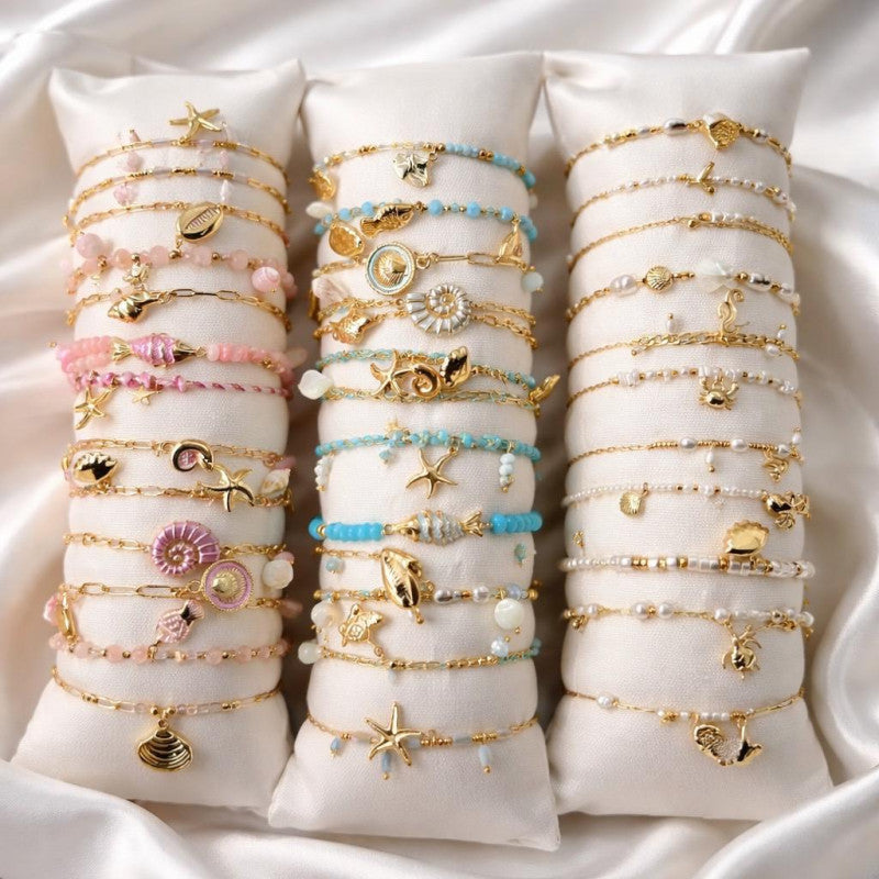 Espositore 12 bracciali filo