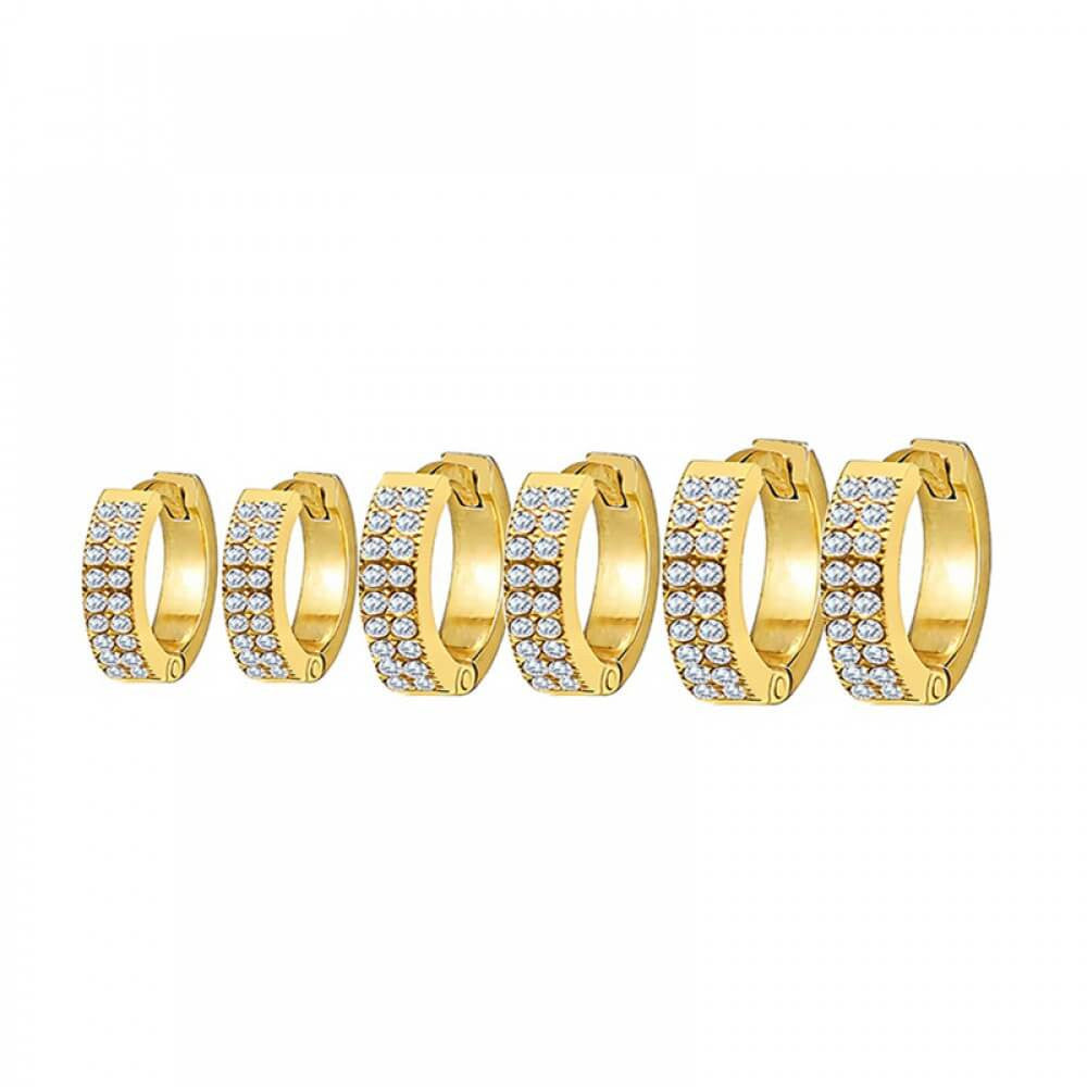 Orecchini set 3 paia