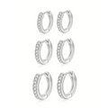 Orechini Set 3 paia acciaio