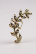 Ear Cuff acciaio foglie