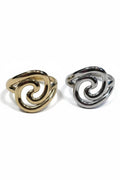 Anello acciaio spirale