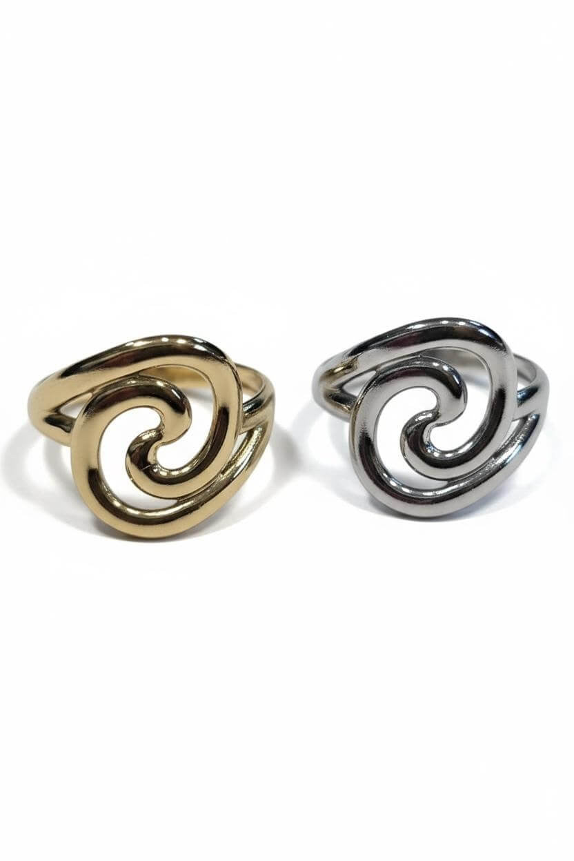 Anello acciaio spirale